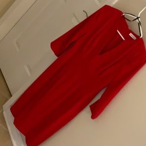 Red Calvin Klein dress.  Only worn 2 times.